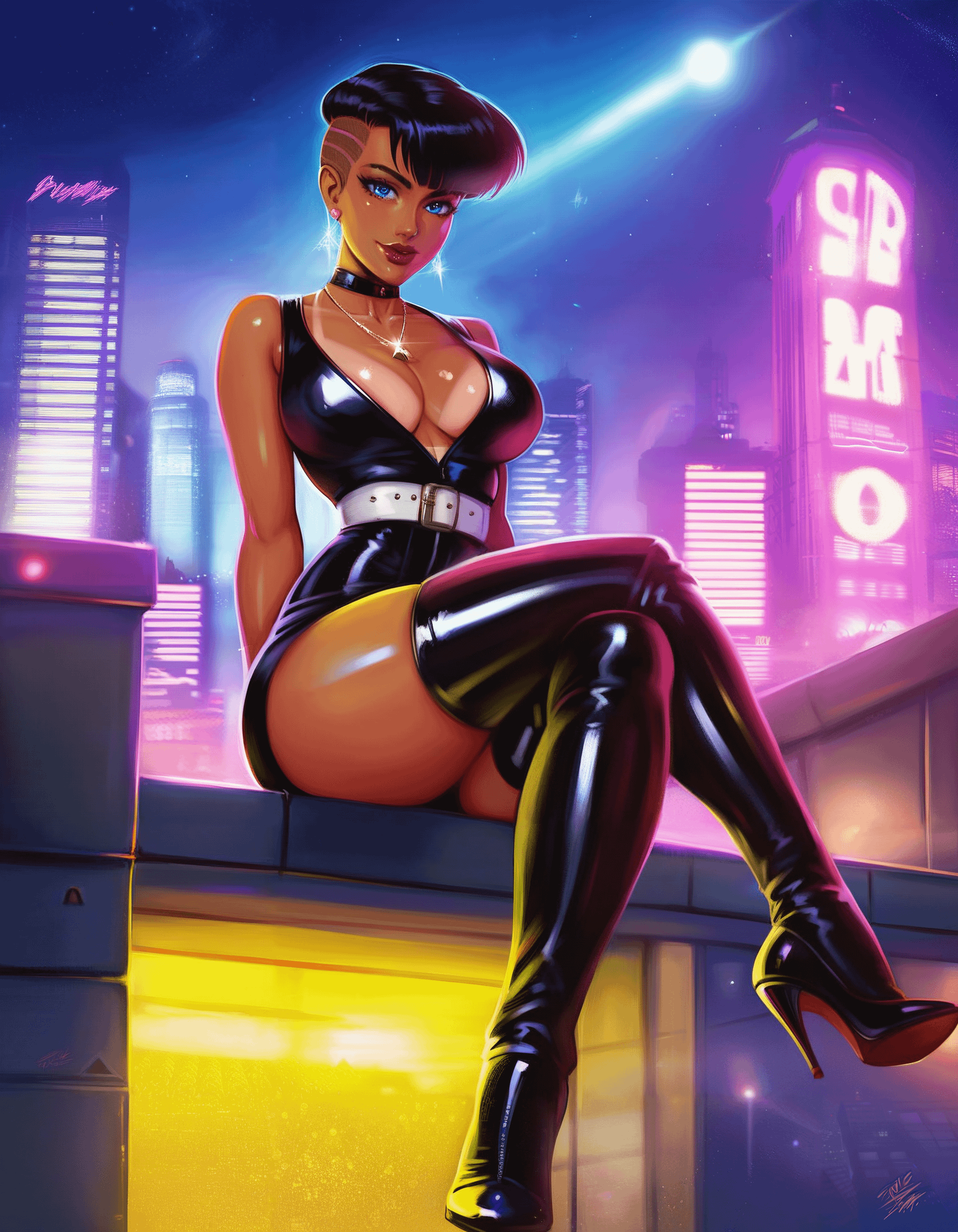 Cyberpunk mistress