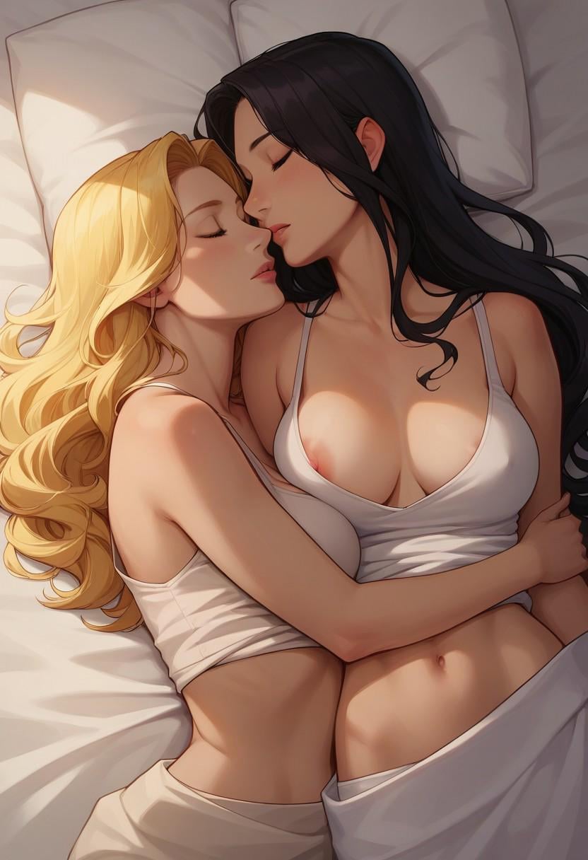 2 Girls Cuddling