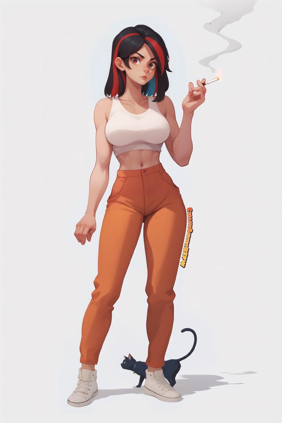 Prison Girl🐈 (commission)