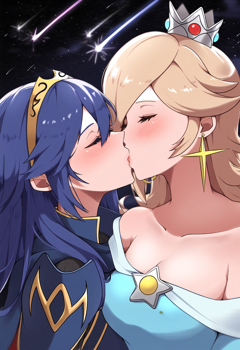 AI Porn – 2girls ai generated blushing crossover fire emblem fire emblem