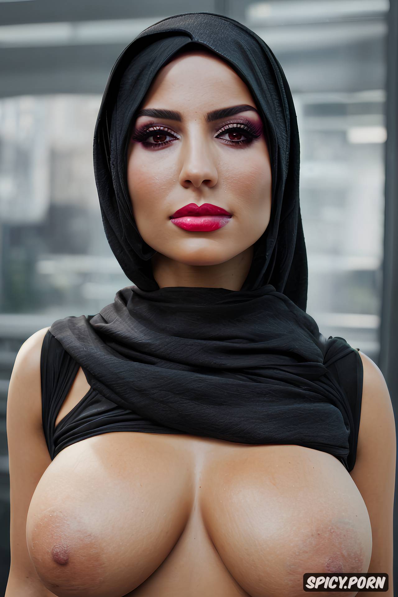 AI Porn: k big dick on hijab teen face, masterpiece, turkish hijab teen hijab teen turkish teen muslim woman big tits realistic high resolution