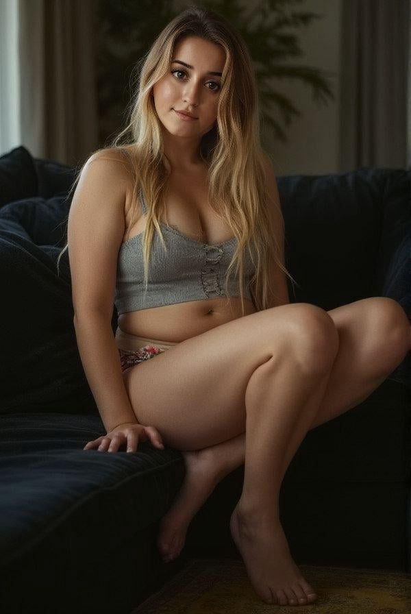 chubby blonde goddess